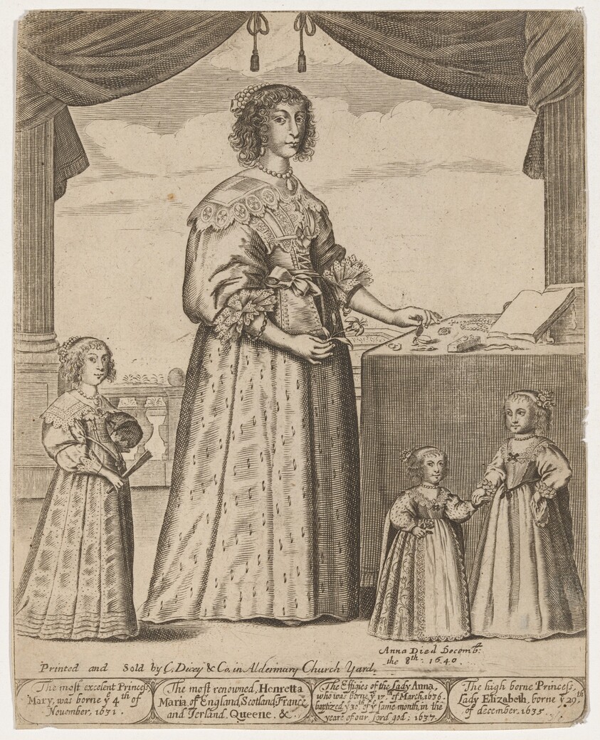 Henrietta Maria and Three Princesses