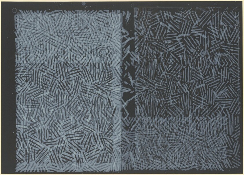 Corpse and Mirror [verso] [trial proof]