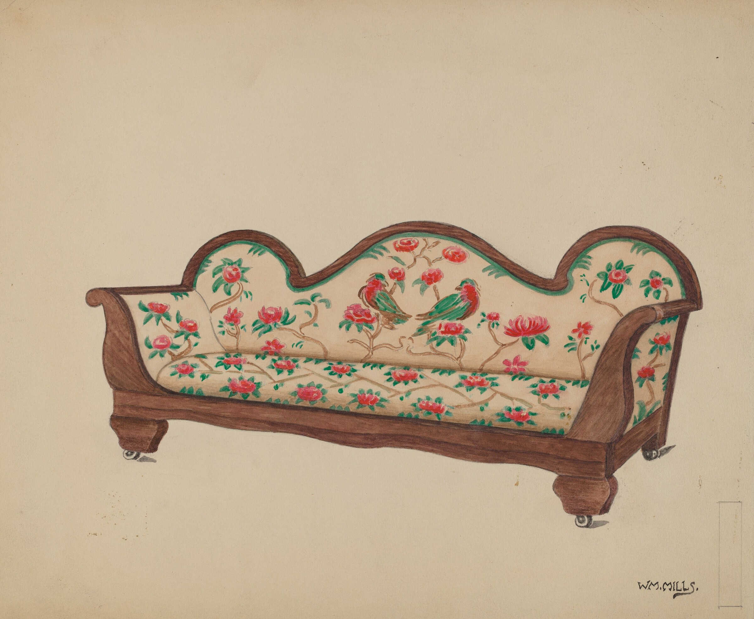 Sofa, William Mills, 1935/1942