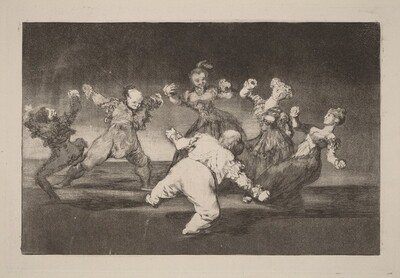 Disparate allegre (Merry Folly), Francisco Goya, in or after 1816