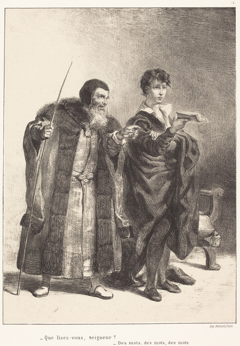 Polonius and Hamlet (Act II, Scene II)