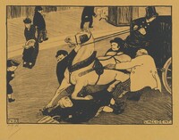 L'Accident (The Accident), Félix Vallotton, 1893