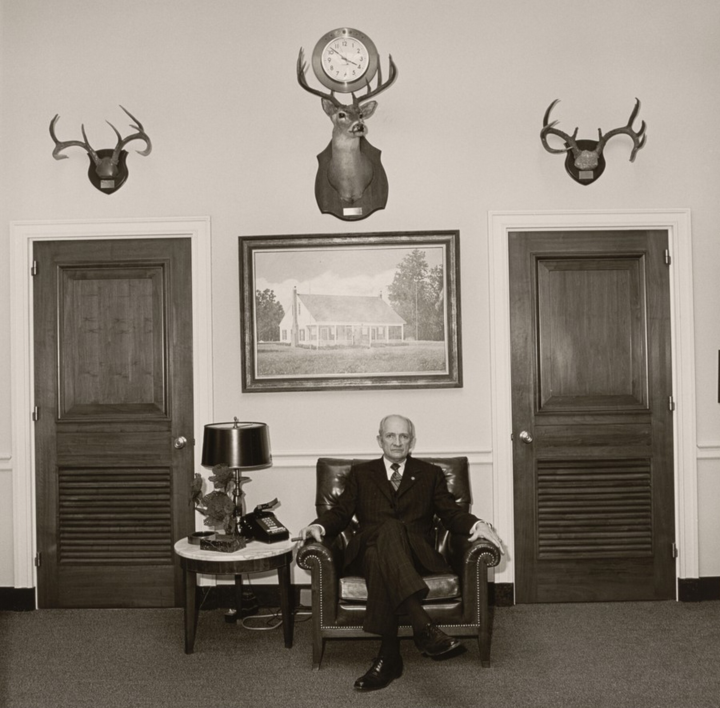Congressman Jack Brooks, Washington, D.C., Rosalind Fox Solomon, 1979, printed 1980