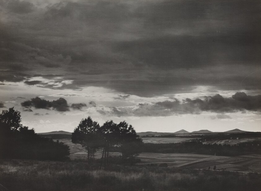 The Siebengebirge as seen from Westerwald