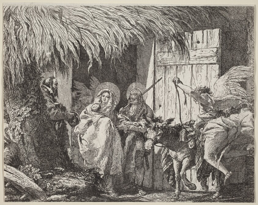 Joseph and Mary Prepare to Leave