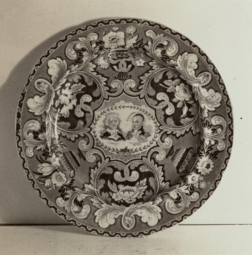 Plate - "Washington and Lafayette"