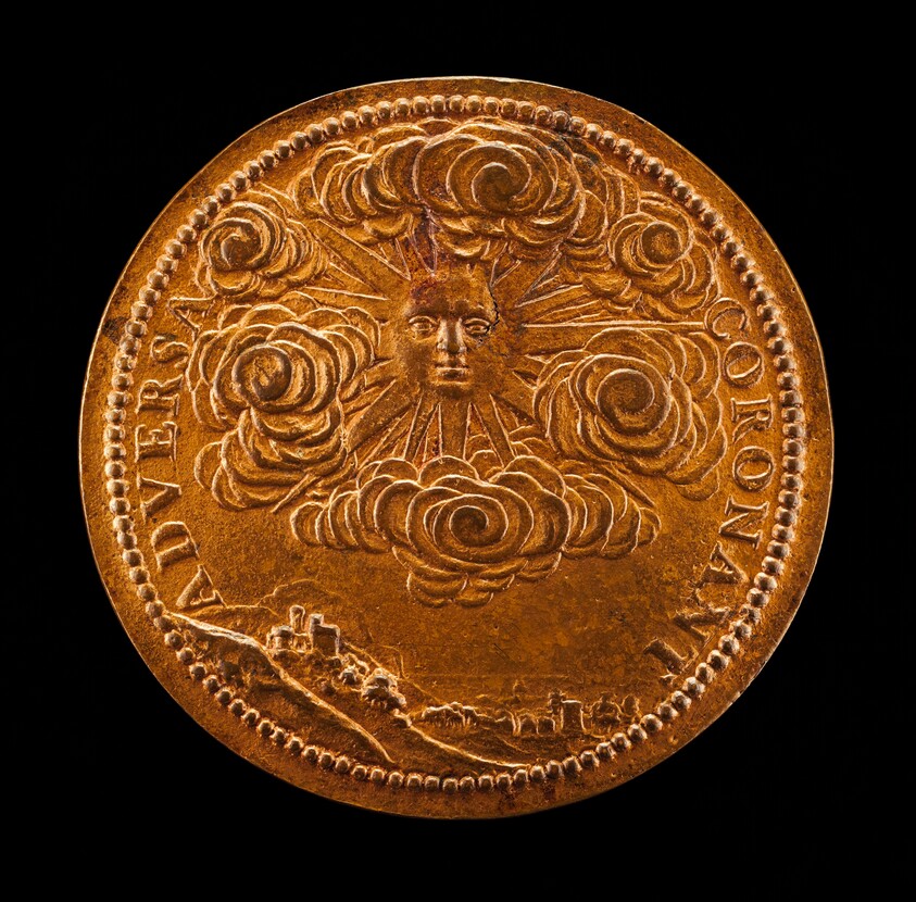 Radiant Sun over a Landscape [reverse]