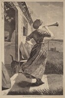 The Dinner Horn, after Winslow Homer, published 1870