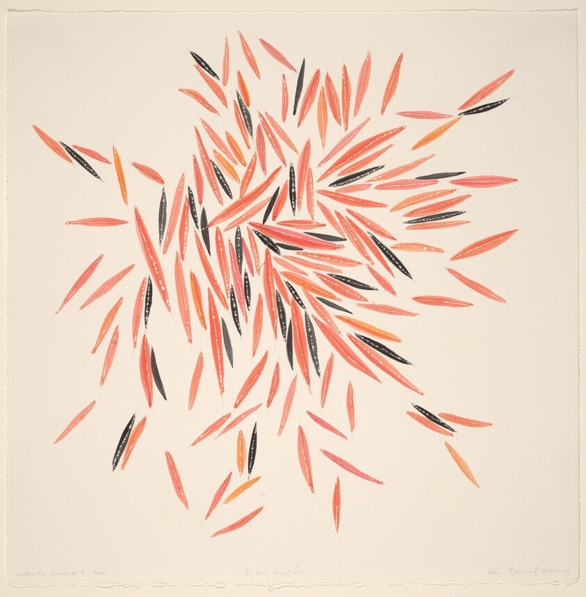 Watercolor Marks #6 - Fire