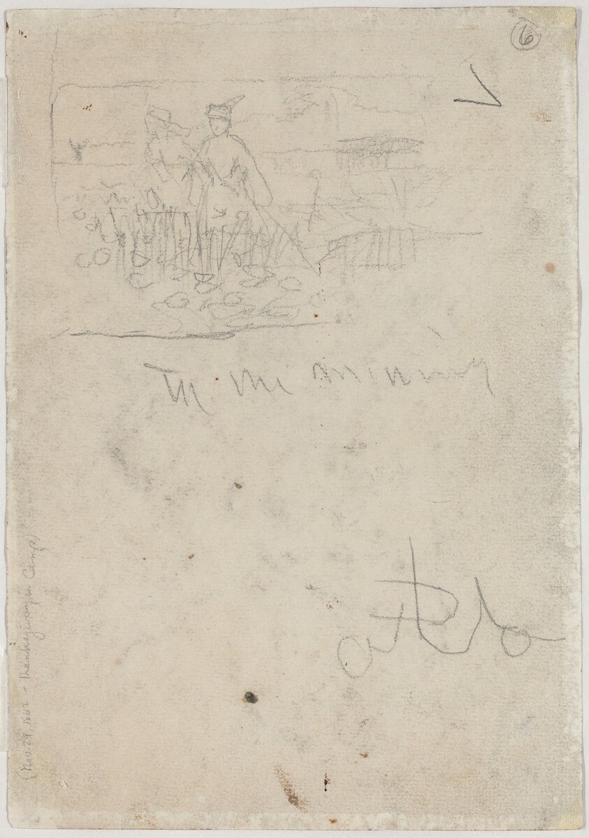 Thanksgiving in Camp [verso]