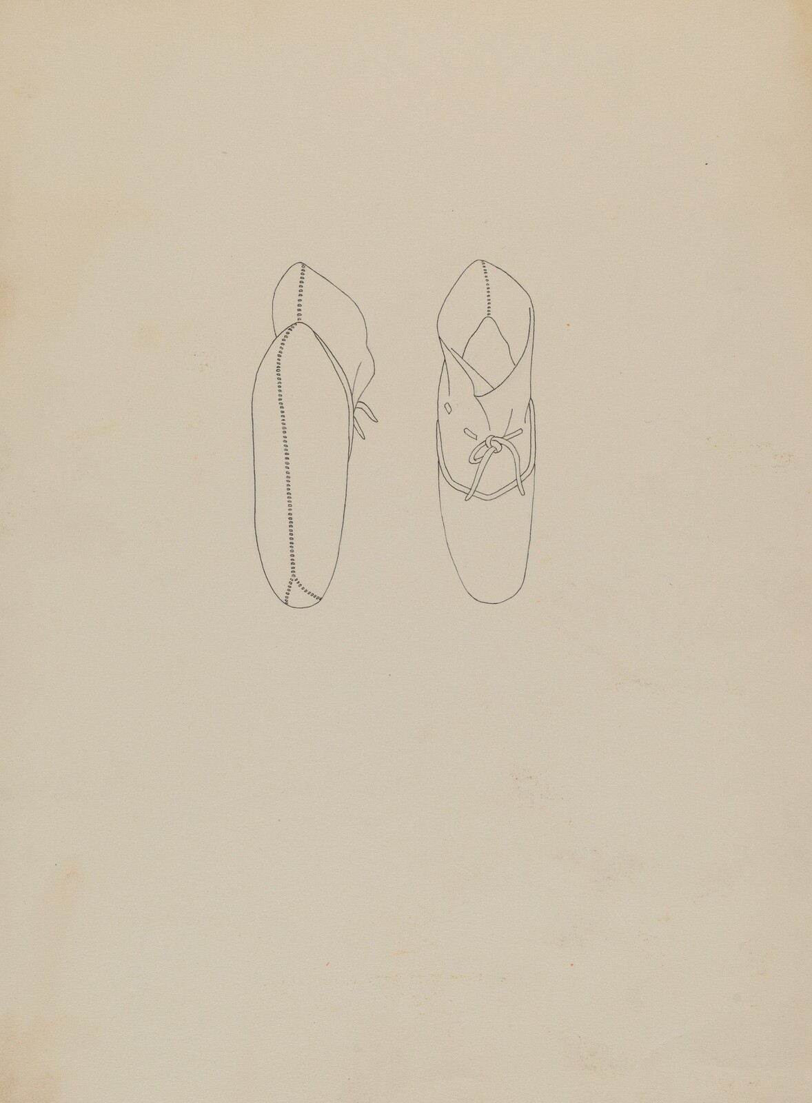 Infant's Booties, Sara Garfinkel, 1935/1942