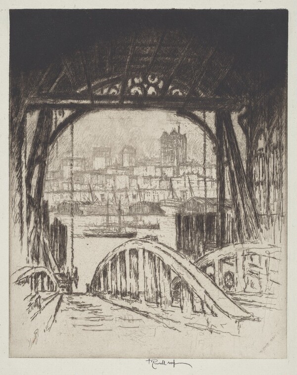 Columbia Heights, from Fulton Ferry