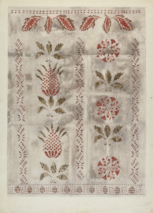 Stencilled Wall