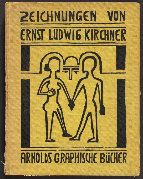 Front cover from Kirchner Zeichnungen (Kirchner Drawings)