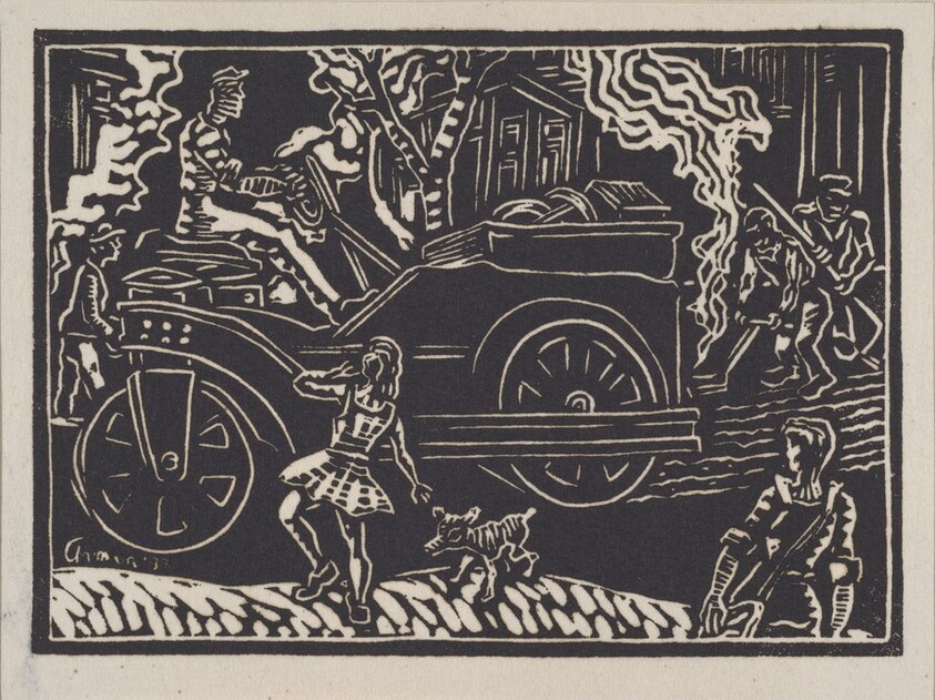 Untitled (Girl, Dog, Steamroller)