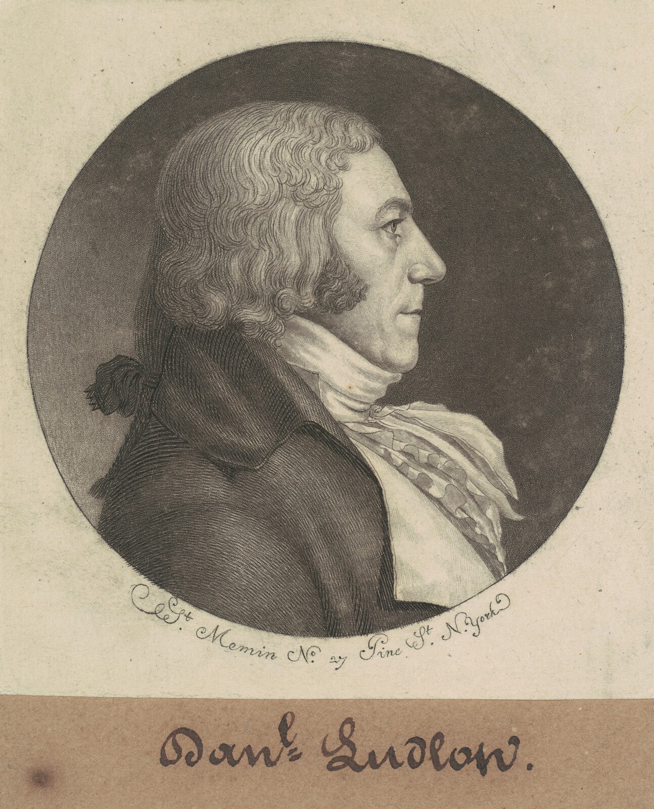 Daniel Ludlow, Charles B. J. Févret de Saint-Mémin, 1798