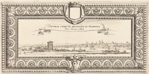 Title Page for Callot's "Various Italian Landscapes"