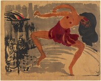 Dancer, Emil Nolde, 1913