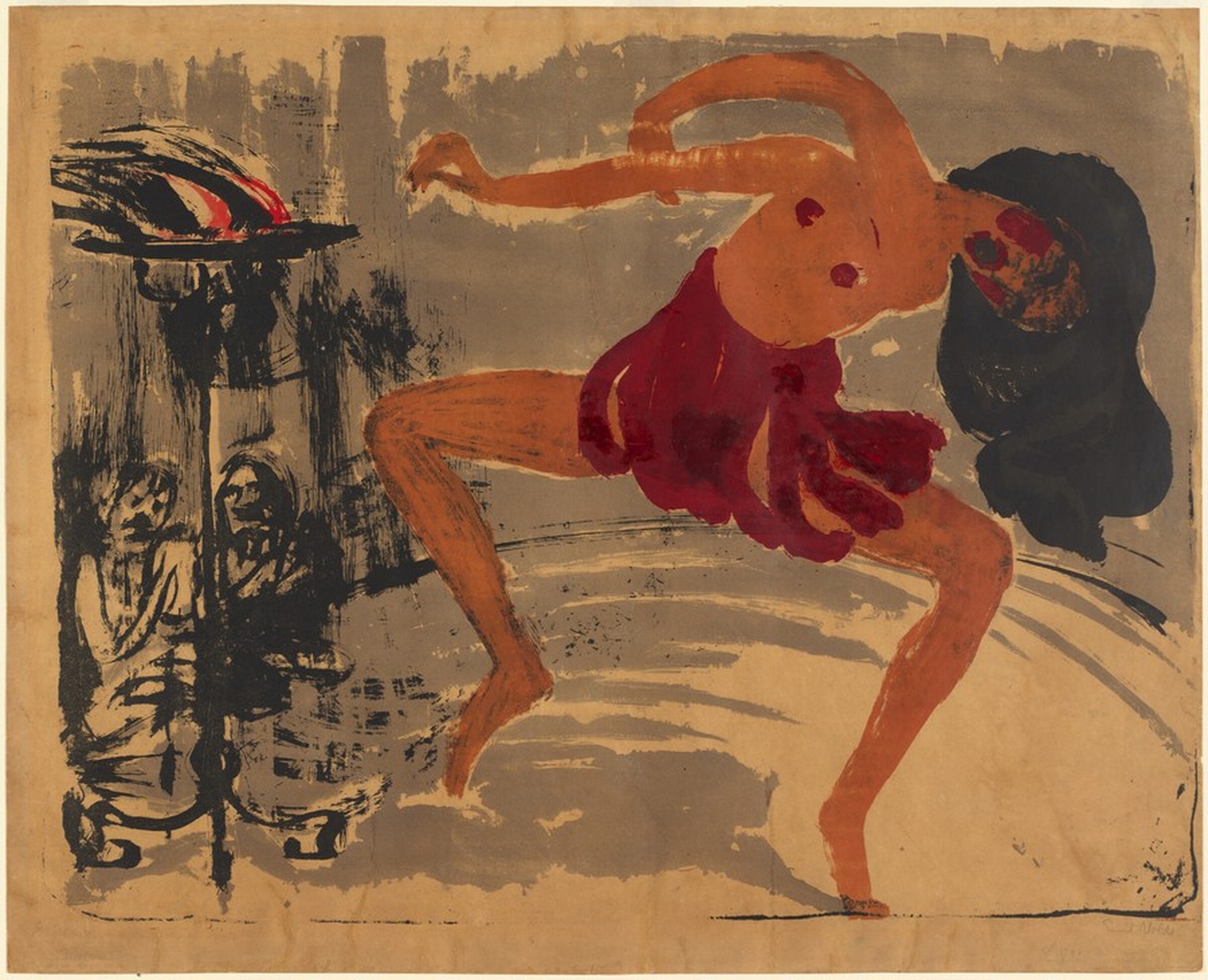 Dancer, Emil Nolde, 1913