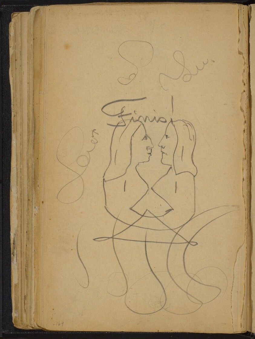 Two Figures Facing Each Other (Finis)