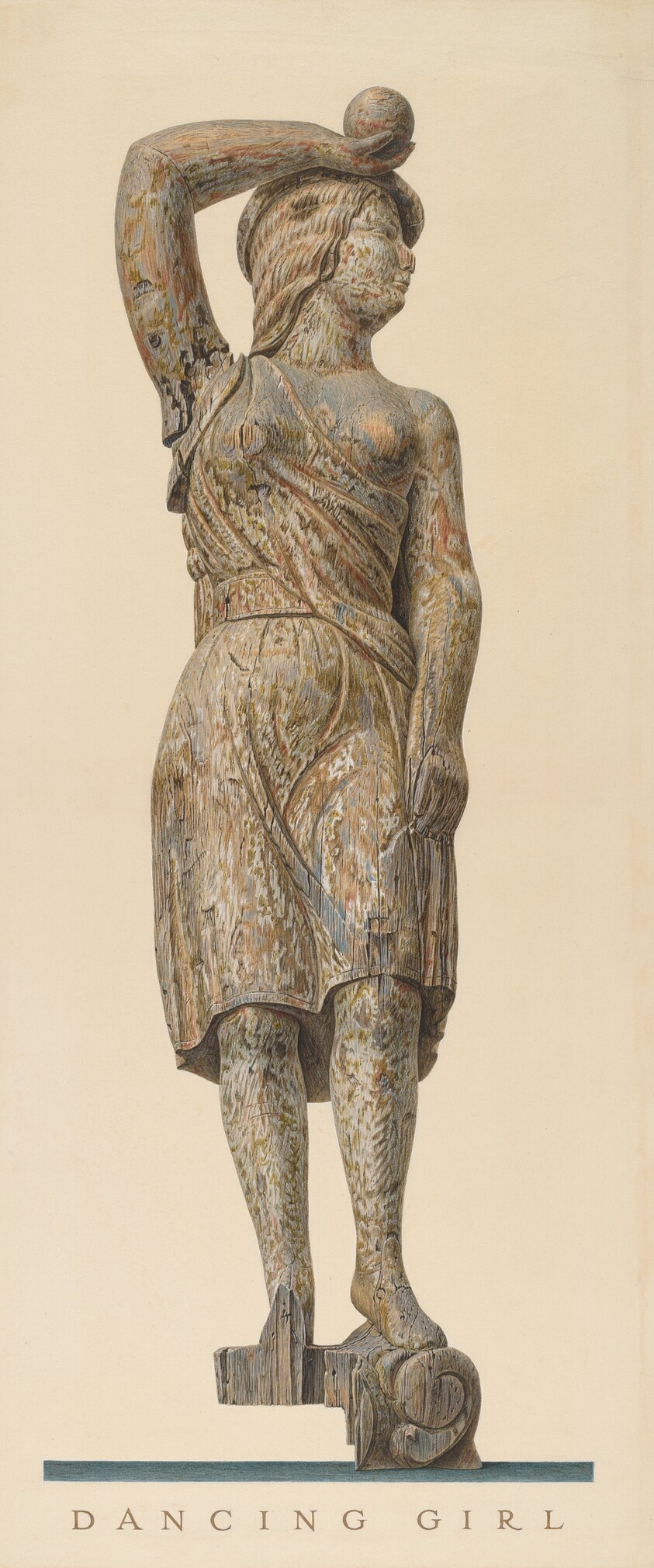 Circus Wagon Figure: "Dancing Girl"