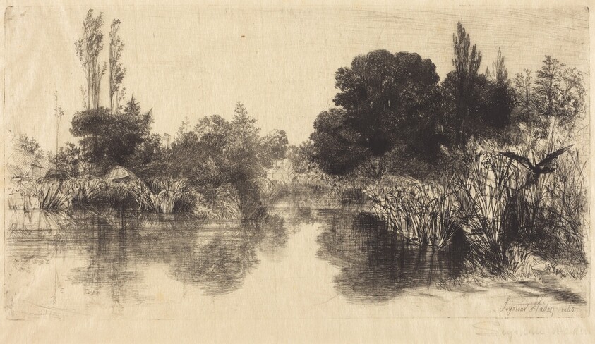 Shere Mill Pond (The Larger Plate)