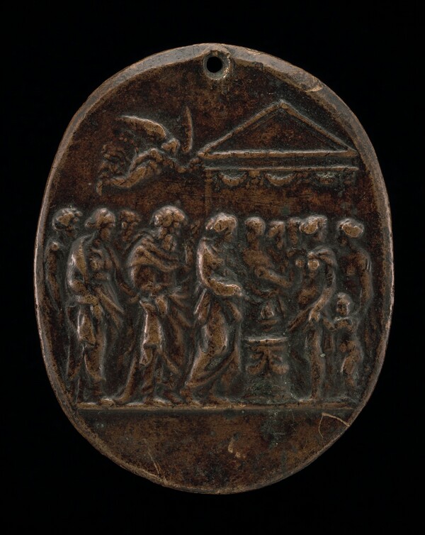 Antique Marriage Scene