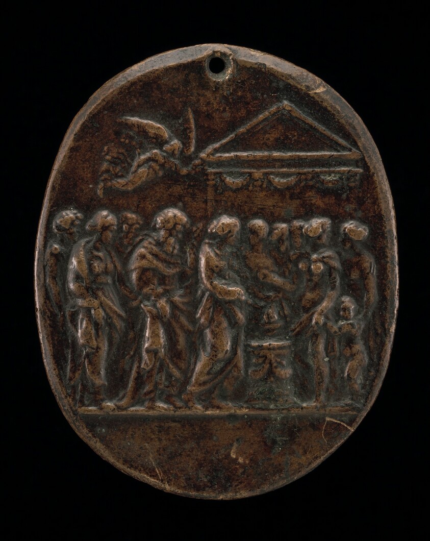 Antique Marriage Scene