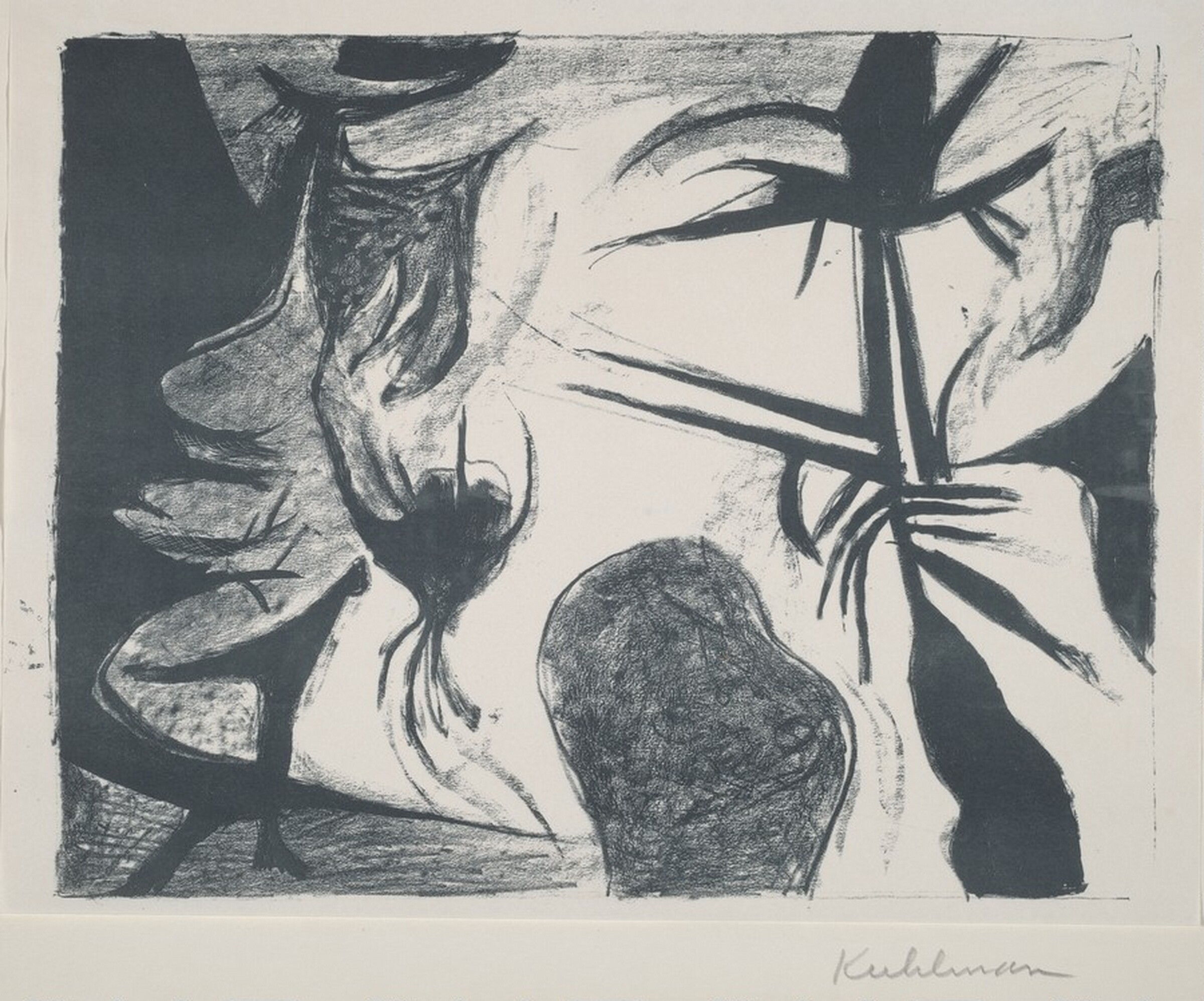 Untitled (Abstraction), Walt Kuhlman, 1948
