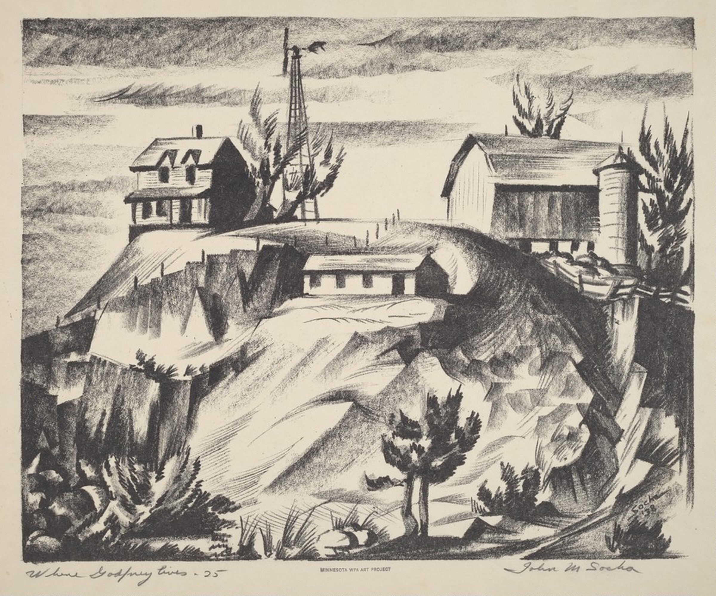 Where Godfrey Lives, John M. Socha, 1938