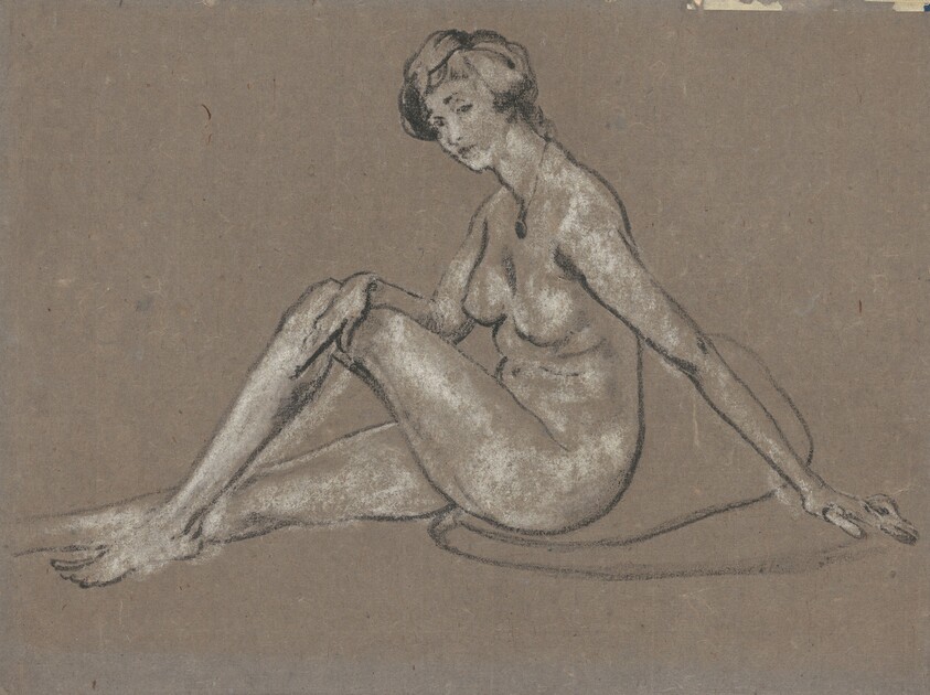 Seated Female Nude