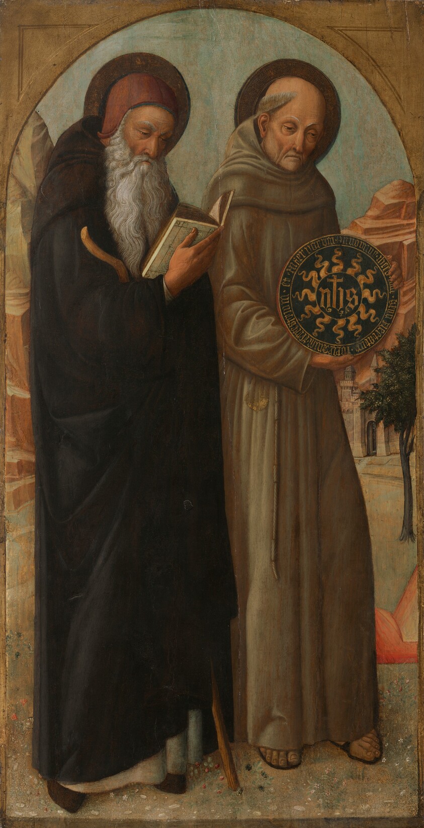 Saint Anthony Abbot and Saint Bernardino of Siena