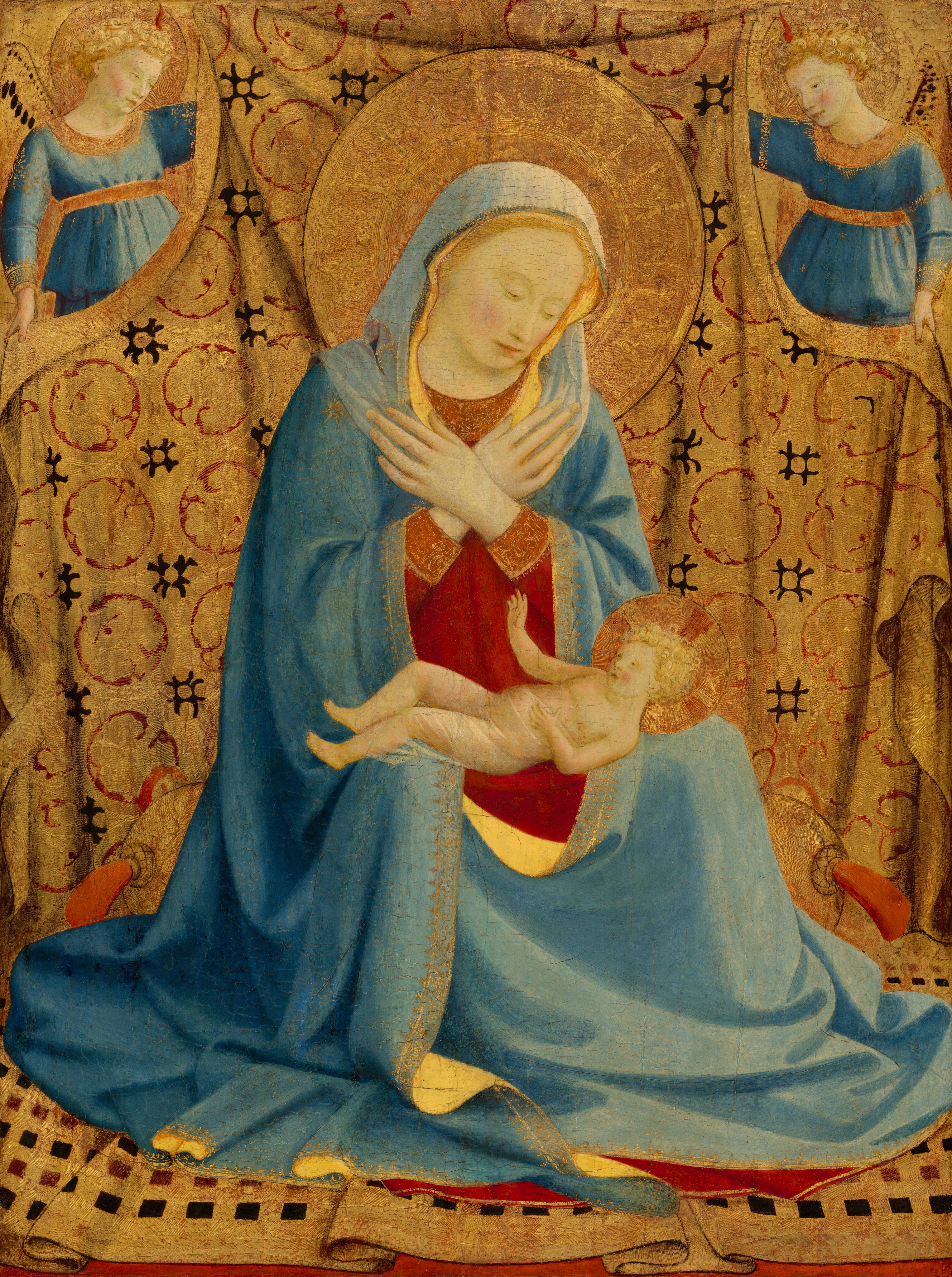 Image représentative du courant Première Renaissance : La Vierge de l'Humilité — Fra Angelico