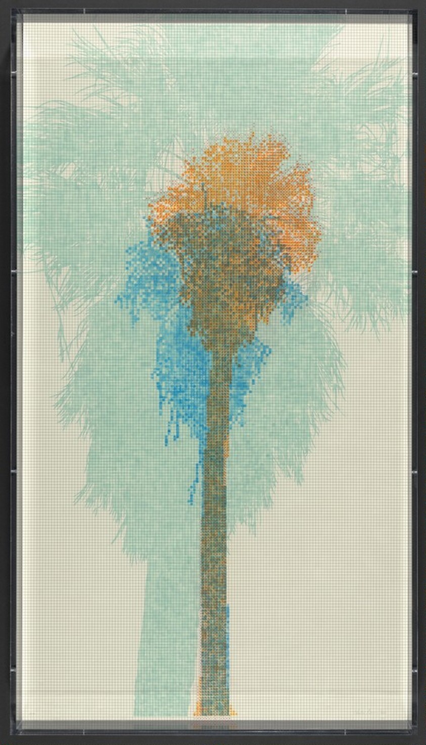 Numbers and Trees: Palm Canyon, Palm Series 4, Tree #2, Kitanemuk