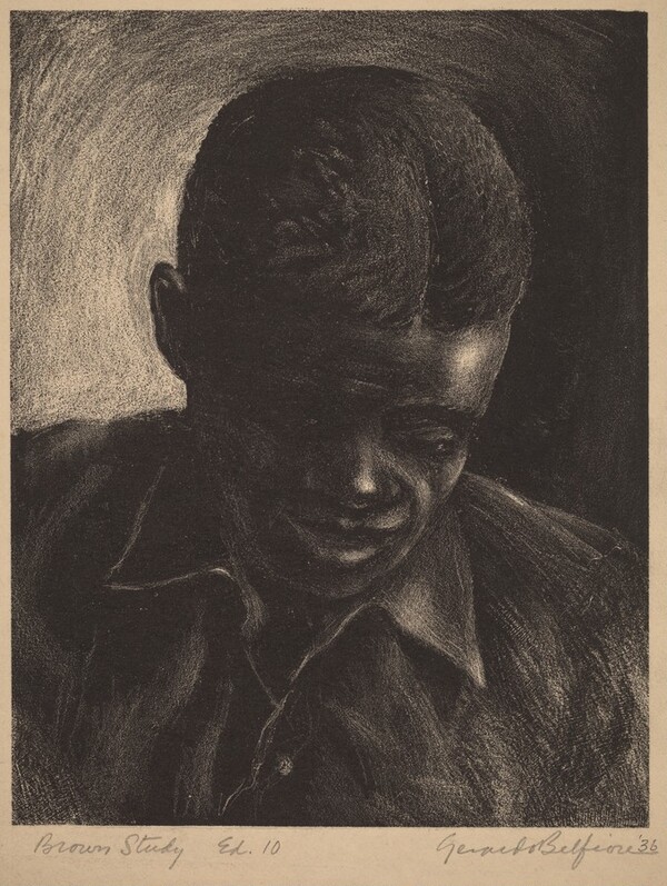 Brown Study (Portrait of Raymond)