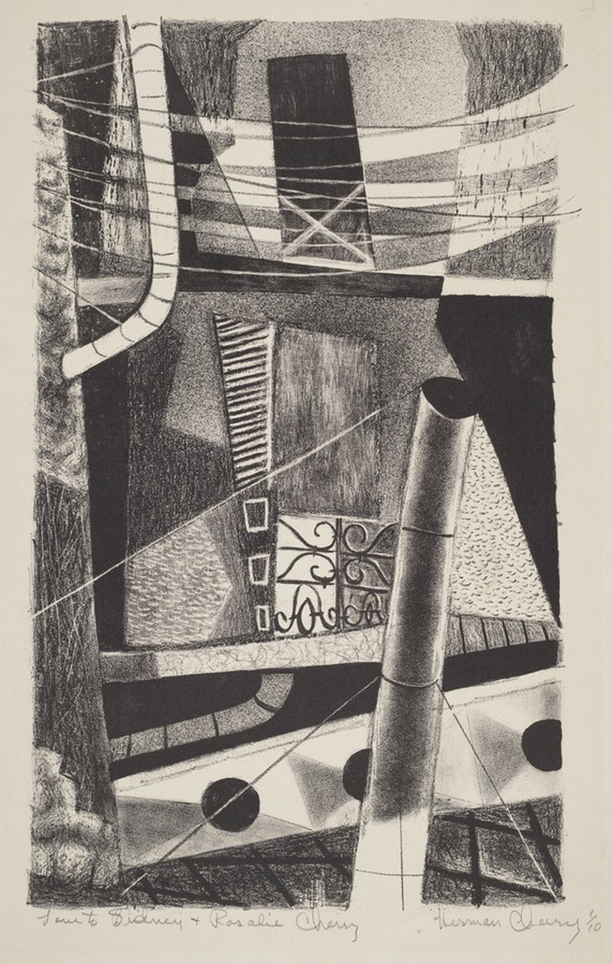 Untitled (Abstract Cityscape)