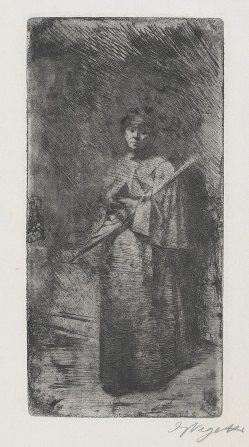 A Lady with an Umbrella