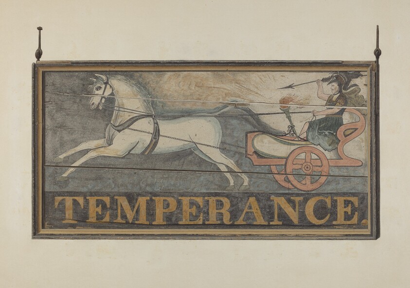 Tavern Sign: "Temperance"