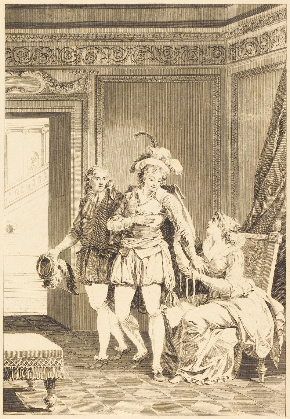 Louis-Joseph, Dauphin of France [lower left] by French 18th