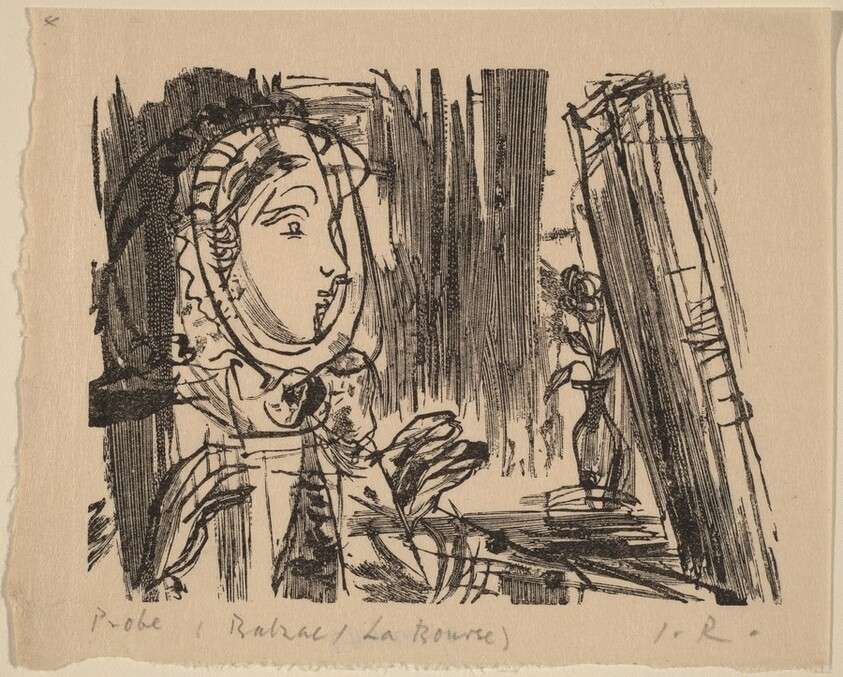 Illustration to Balzac, "La Bourse"