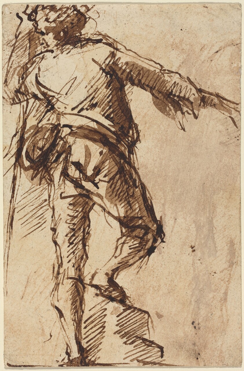 A Young Man with a Staff
