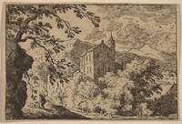 Large House with a Turret, Allart van Everdingen, probably c. 1645/1656
