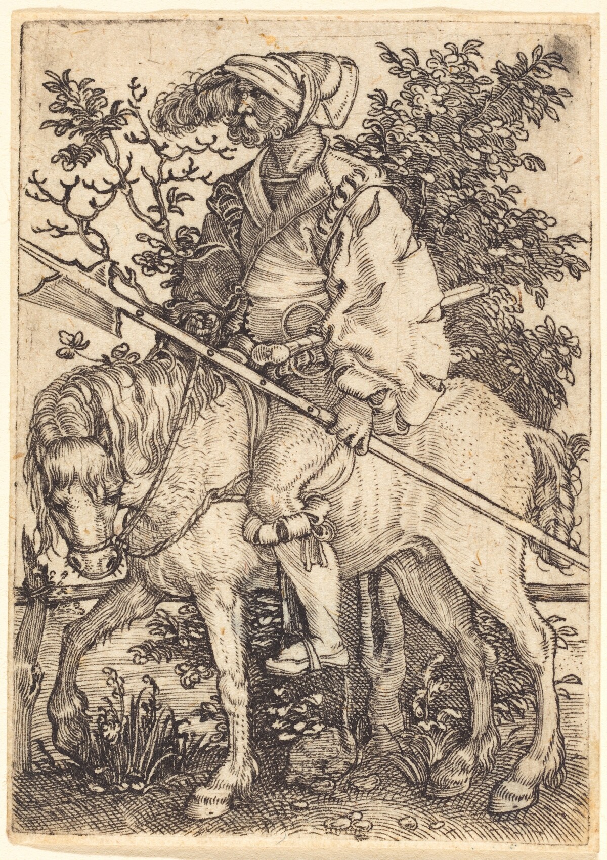 Halberdier on Horseback