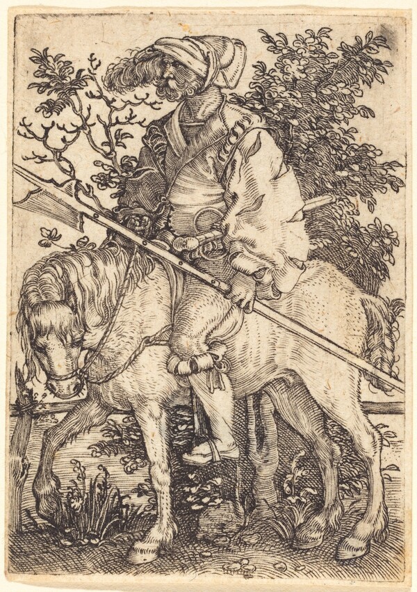 Halberdier on Horseback