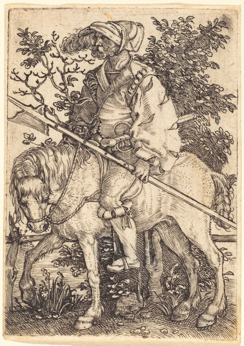 Halberdier on Horseback