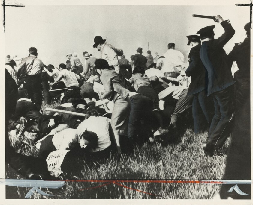 Title from caption on object: “This Is the Republic Steel Company Plant in South Chicago, Memorial Day 1937”