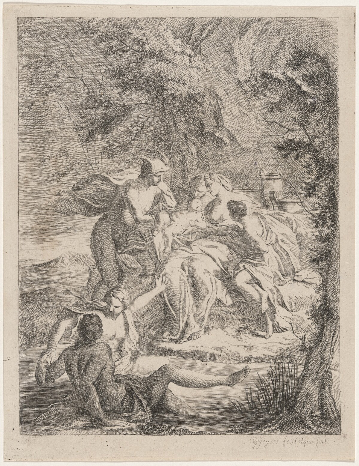 Hermes Bringing the Infant Dionysus to the Nymphs