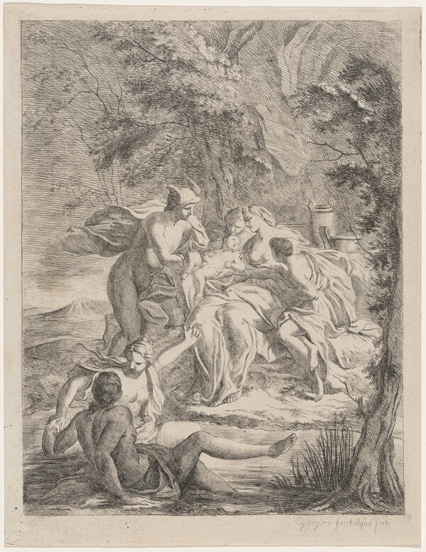 Hermes Bringing the Infant Dionysus to the Nymphs