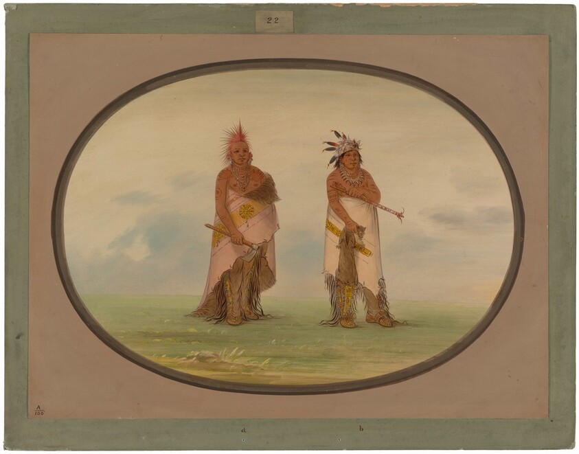 Two Unidentified North American Indians