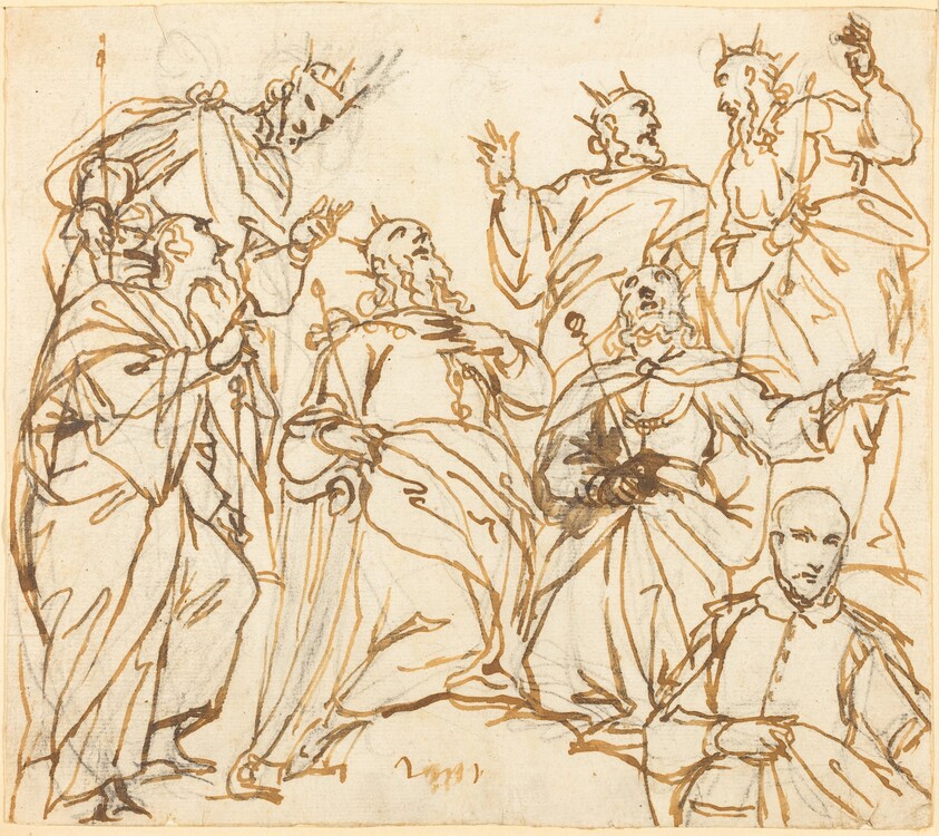 David and the Patriarchs with a Donor